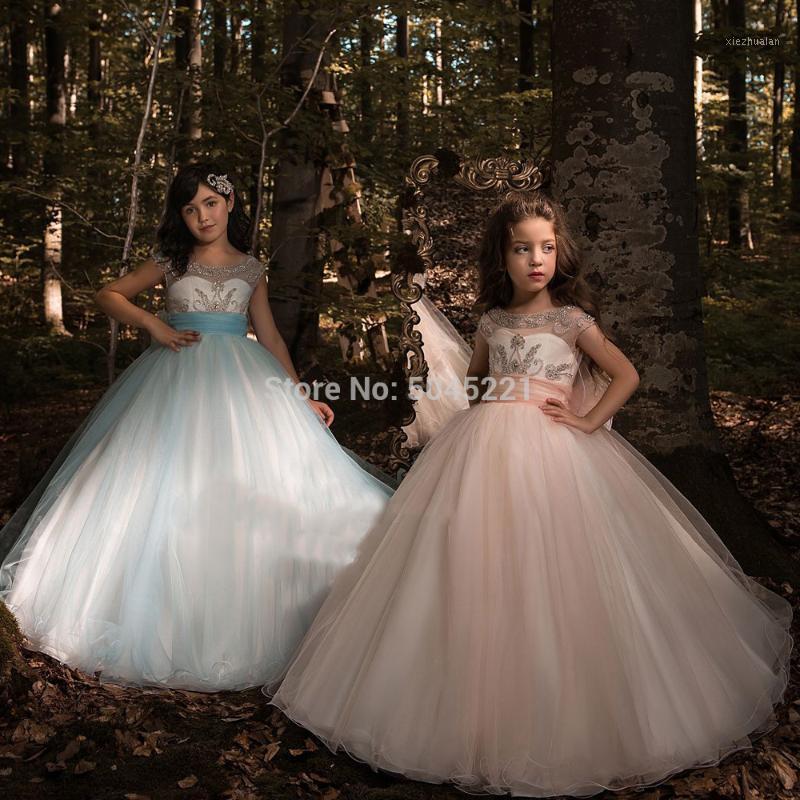 Girl Dresses Girl's Girls Tulle Beading O-neck Cap Sleeves Ball Gowns Flower Princess Birthdays Party Wedding Gowns1, Custom color
Girl Dresses Girl's Girls Tulle Beading O-neck Cap Sleeves Ball Gowns Flower Princess Birthdays Party Wedding Gowns1, Custom color