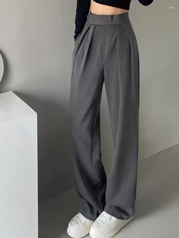 Women' Pants Brown Trouser Suits Wide Leg Women' Classic Suit Vintage Office Elegant Casual Balck Trousers Female High Wasit Y2k, Black
Women' Pants Brown Trouser Suits Wide Leg Women' Classic Suit Vintage Office Elegant Casual Balck Trousers Female High Wasit Y2k, Black