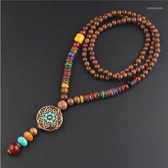 Pendant Necklaces 2023 Vintage Nepal Long Buddhist Mala Wood Beaded & Necklace Ethnic Bohemian Boho Buddha Lucky Jewelry For Women Men
Pendant Necklaces 2023 Vintage Nepal Long Buddhist Mala Wood Beaded & Necklace Ethnic Bohemian Boho Buddha Lucky Jewelry For Women Men