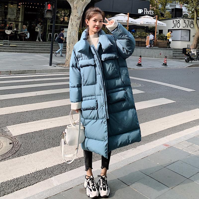 Women' Down & Parkas Big Pocket Outdoor Est Fashion Women Jacket Blue Loose Warm Thicken X-Long Coat Female Winter Long ParkasWomen
Women' Down & Parkas Big Pocket Outdoor Est Fashion Women Jacket Blue Loose Warm Thicken X-Long Coat Female Winter Long ParkasWomen