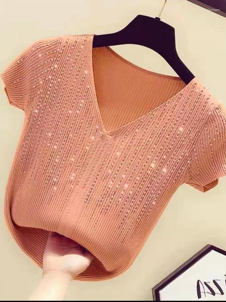 Women's Sweaters Summer Women Sweater Diamond Knitted Solid Color Pullove Short Sleeve Female Casual Loose Thin Women's Clothing 2023, Orange
Women's Sweaters Summer Women Sweater Diamond Knitted Solid Color Pullove Short Sleeve Female Casual Loose Thin Women's Clothing 2023, Orange