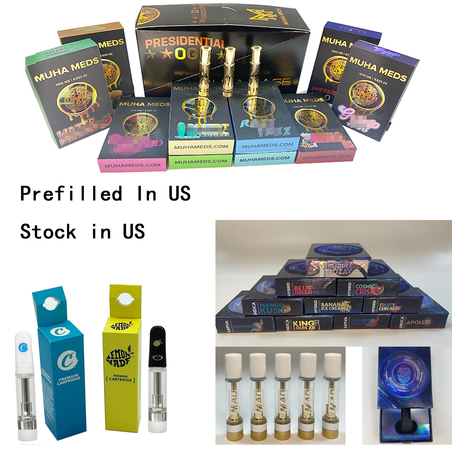 500x E-Cigarettes Refilled Muha meds Atomizers with Packaging 1.0ml Full Vape Cartridge Ceramic Coil Carts Thick Oil Vaporizer Starter Kits Ship from US
500x E-Cigarettes Refilled Muha meds Atomizers with Packaging 1.0ml Full Vape Cartridge Ceramic Coil Carts Thick Oil Vaporizer Starter Kits Ship from US