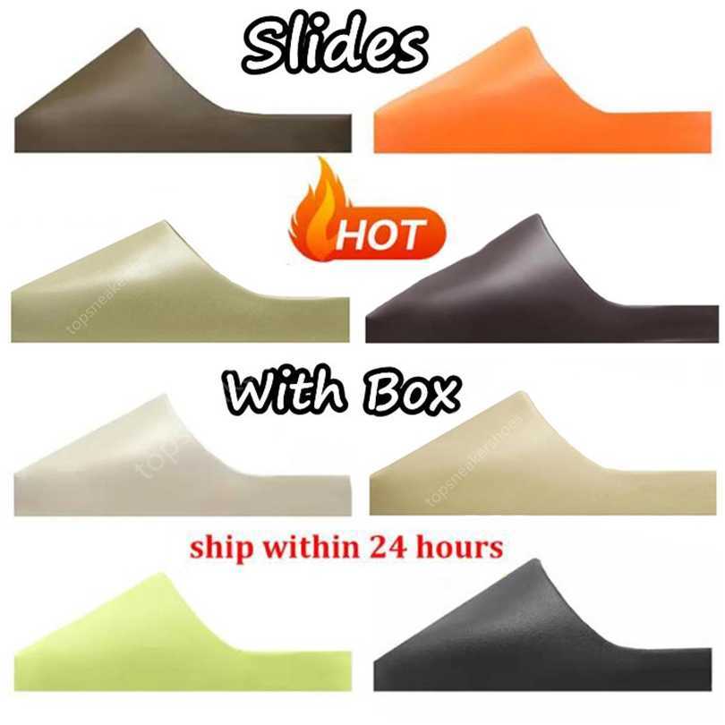 With Box Slides Slippers sandals Sneakers Shoes Bone White Resin Desert Sand Rubber Summer Flat Men Women Designer Beach fashion Trainer
With Box Slides Slippers sandals Sneakers Shoes Bone White Resin Desert Sand Rubber Summer Flat Men Women Designer Beach fashion Trainer
