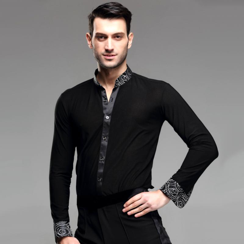 Stage Wear Men Ballroom Dance Shirt Stand Collar/Turn-Down Collar Man Latin Top Cha Cha/Rumba/Samba/Waltz Dancewear Tops DQ5009Stage
Stage Wear Men Ballroom Dance Shirt Stand Collar/Turn-Down Collar Man Latin Top Cha Cha/Rumba/Samba/Waltz Dancewear Tops DQ5009Stage
