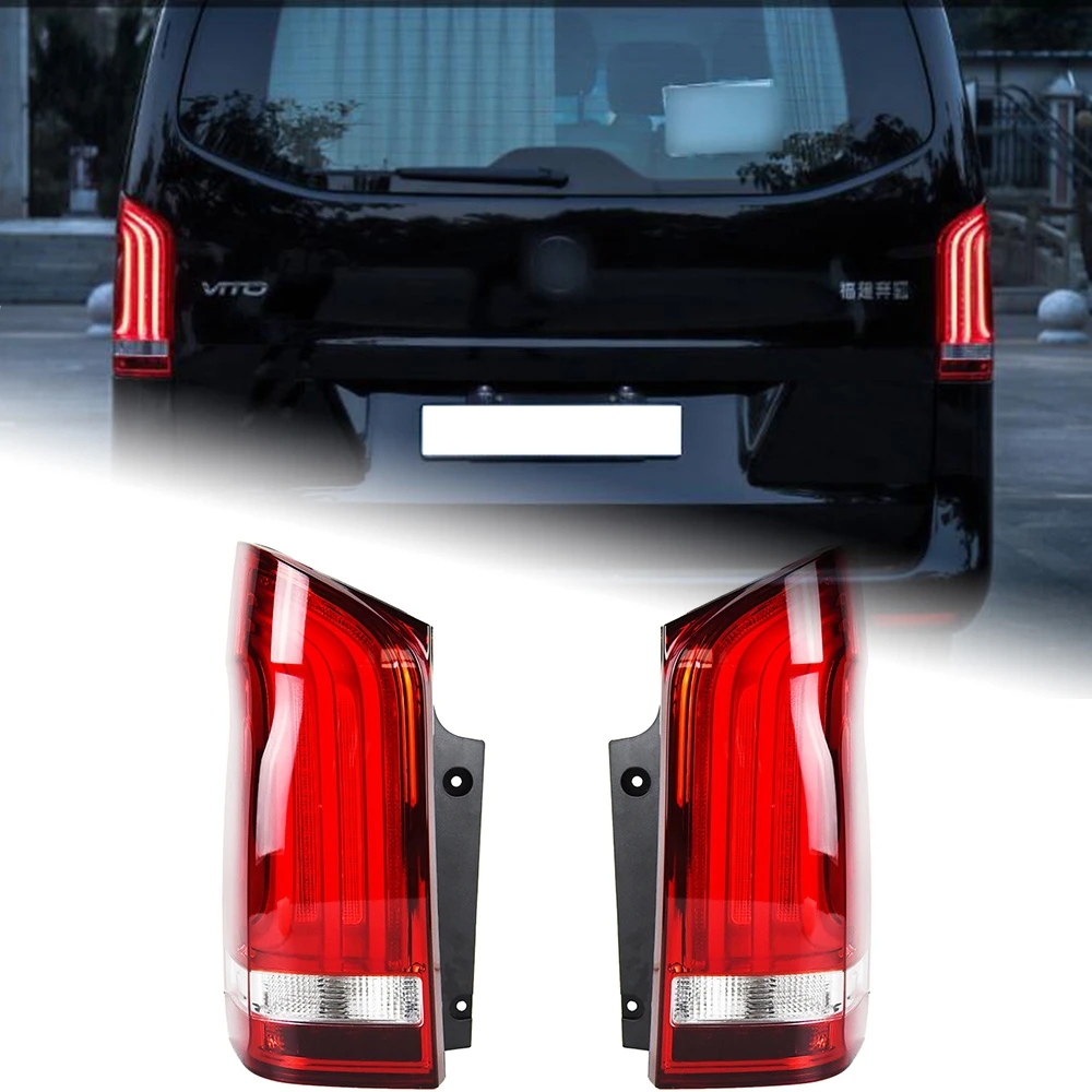Auto Parts Taillights Assembly For Vito LED BENZ W447 Tail Light Rear Fog Brake Turn Signal Lamp 20 16-20 21 year