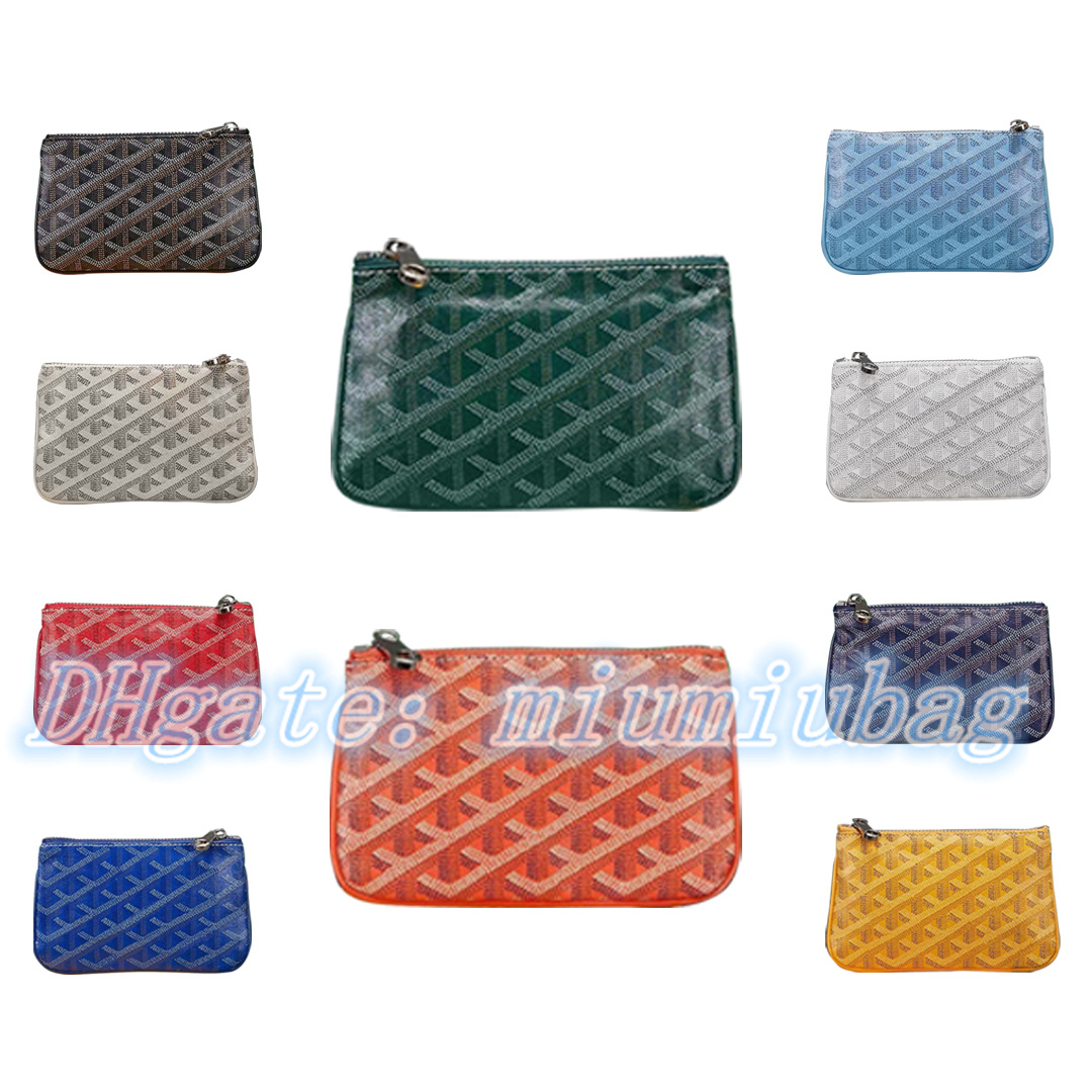 luxury Designer fashion goya key wallets wholesale Senats Mini bag Pochette Genuine Leather Womens men 14 colors coin purses card holders zipper small pouch with box, Light blue
luxury Designer fashion goya key wallets wholesale Senats Mini bag Pochette Genuine Leather Womens men 14 colors coin purses card holders zipper small pouch with box, Light blue
