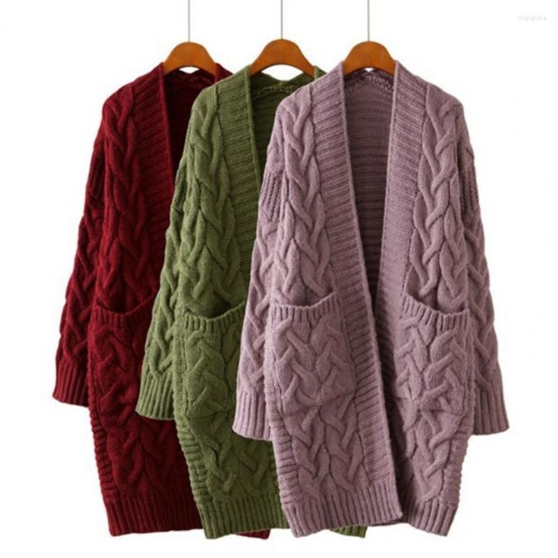 Women's Knits Solid Color Women Long Cardigan Sweaters Coat Outwear Autumn Winter Open Front Twist Knitted Mid-length, Grey
Women's Knits Solid Color Women Long Cardigan Sweaters Coat Outwear Autumn Winter Open Front Twist Knitted Mid-length, Grey