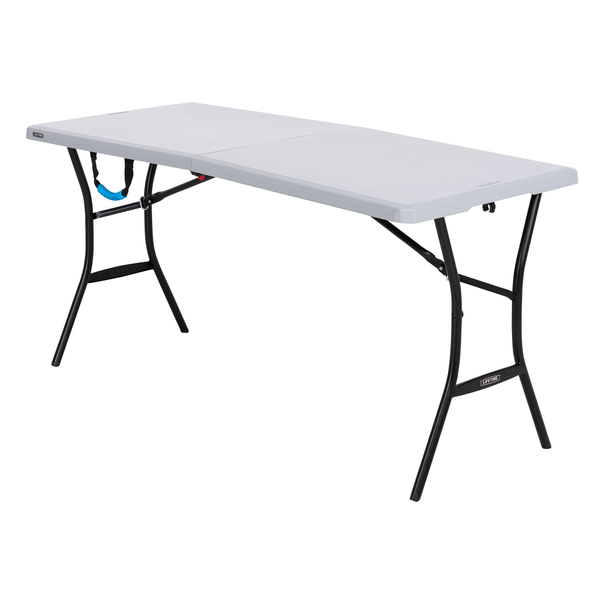 5 Foot Fold In Half Table Gray 80861 heated camping chair