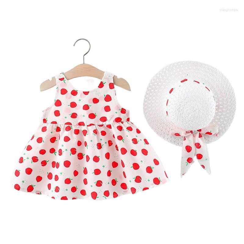 Girl Dresses Summer 2pcs Baby Girls Dress Princess Cute Sleeveless Cotton Sunhat Born Clothing Set Vestido Infantil Menina, Pink
Girl Dresses Summer 2pcs Baby Girls Dress Princess Cute Sleeveless Cotton Sunhat Born Clothing Set Vestido Infantil Menina, Pink