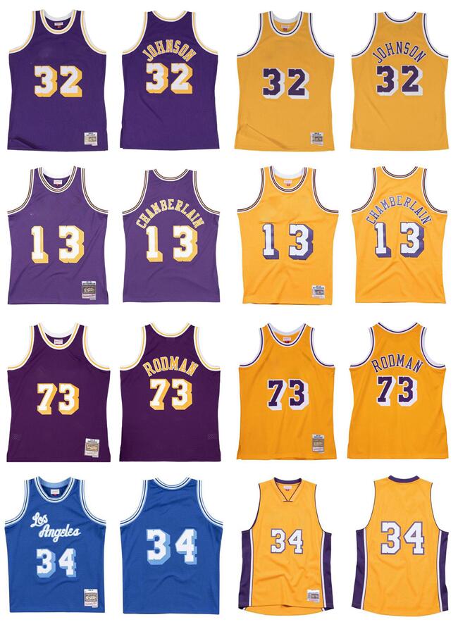Basketball Jerseys s-xxl Johnson #32 Dennis Rodman #73 Jerry West #44 Wilt Chamberlain #13 First C #34 Mitchell Ness jersey Hardwoods Classics retro Men Women Youth jersey, With logo
Basketball Jerseys s-xxl Johnson #32 Dennis Rodman #73 Jerry West #44 Wilt Chamberlain #13 First C #34 Mitchell Ness jersey Hardwoods Classics retro Men Women Youth jersey, With logo