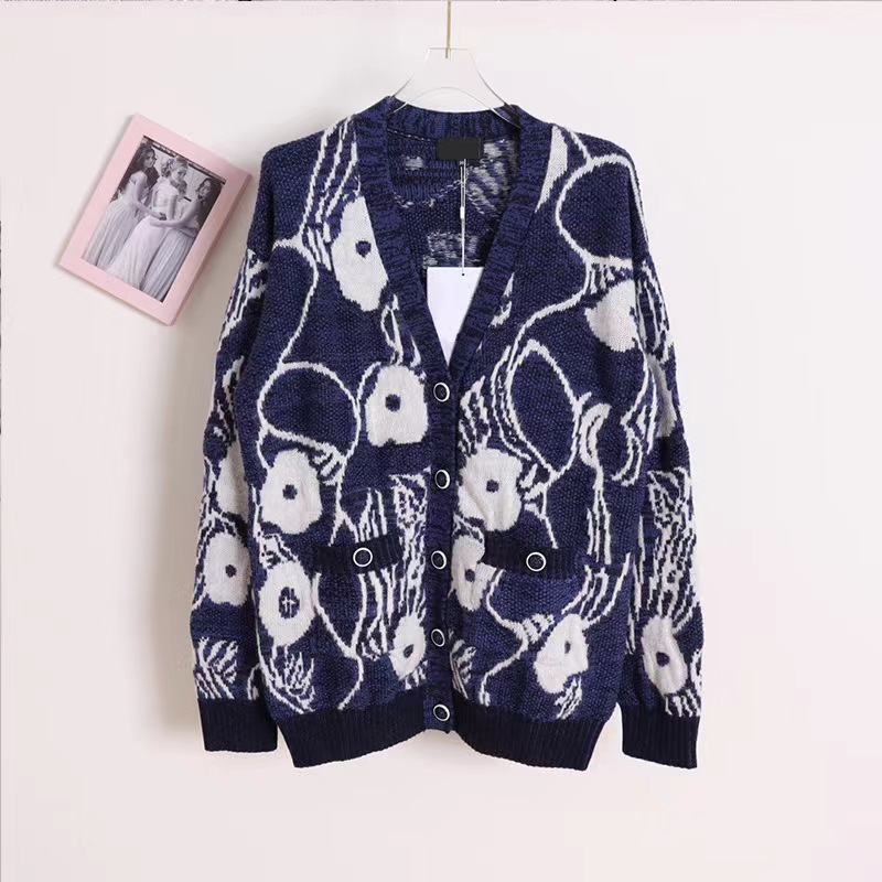 chan women' brand jacket 2022 New Autumn Winter jacket fashion Print sweater knitwear coat Spring casual top-grade cardigan long style Coat birthday Christmas Gift, Blue
chan women' brand jacket 2022 New Autumn Winter jacket fashion Print sweater knitwear coat Spring casual top-grade cardigan long style Coat birthday Christmas Gift, Blue