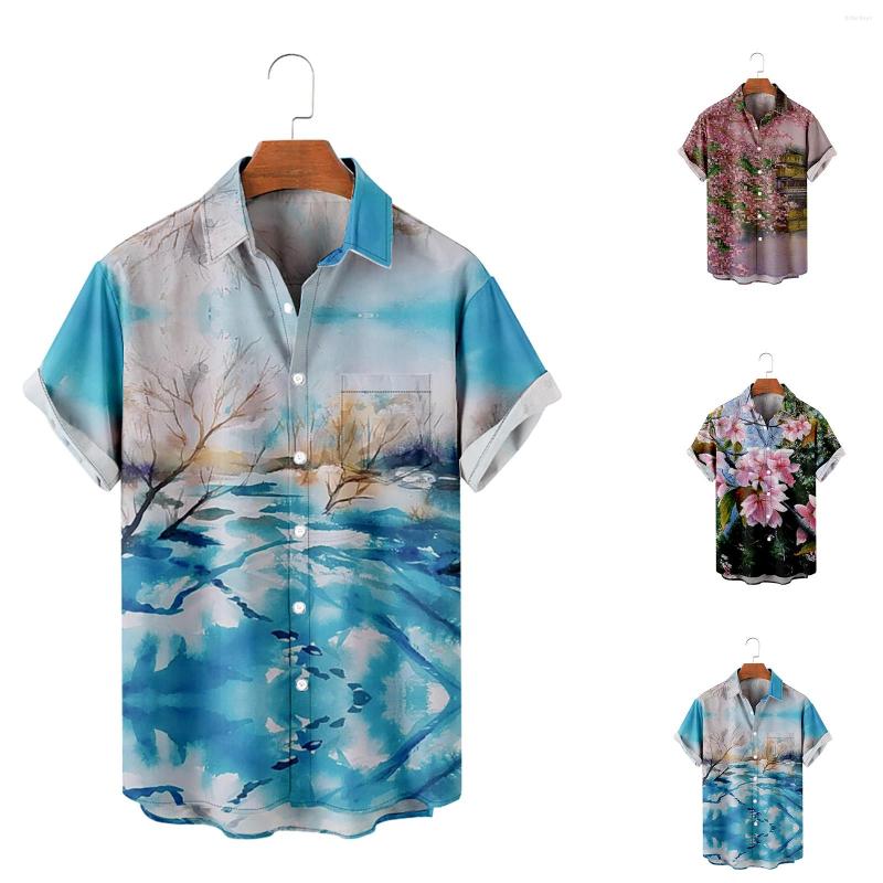 Men's T Shirts Fashion Men's Shirt Turndown Coconut Tree Print Aloha Street Short Sleeve Button Down Hawaiian Clothing Apparel, Pink
Men's T Shirts Fashion Men's Shirt Turndown Coconut Tree Print Aloha Street Short Sleeve Button Down Hawaiian Clothing Apparel, Pink