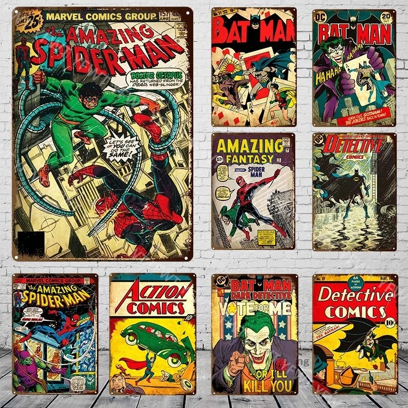 American Science fiction film Tin Signs Movie Poster Heros Metal Painting clown Painting Metal Signs Vintage Home Decor Aesthetic Gift personalized size 30X20 w01
American Science fiction film Tin Signs Movie Poster Heros Metal Painting clown Painting Metal Signs Vintage Home Decor Aesthetic Gift personalized size 30X20 w01