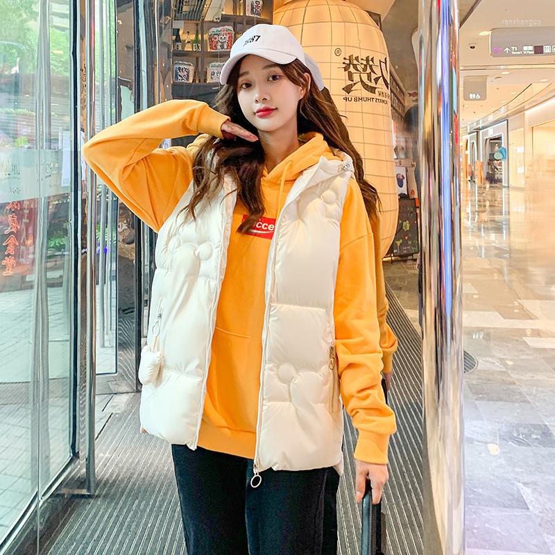 Women's Vests 2023 Loose Sleeveless Waistcoat For Female Cartoon Print Ladies Cotton Padded Winter Hooded Casual Solid Woman Vest Jacket, Beige
Women's Vests 2023 Loose Sleeveless Waistcoat For Female Cartoon Print Ladies Cotton Padded Winter Hooded Casual Solid Woman Vest Jacket, Beige