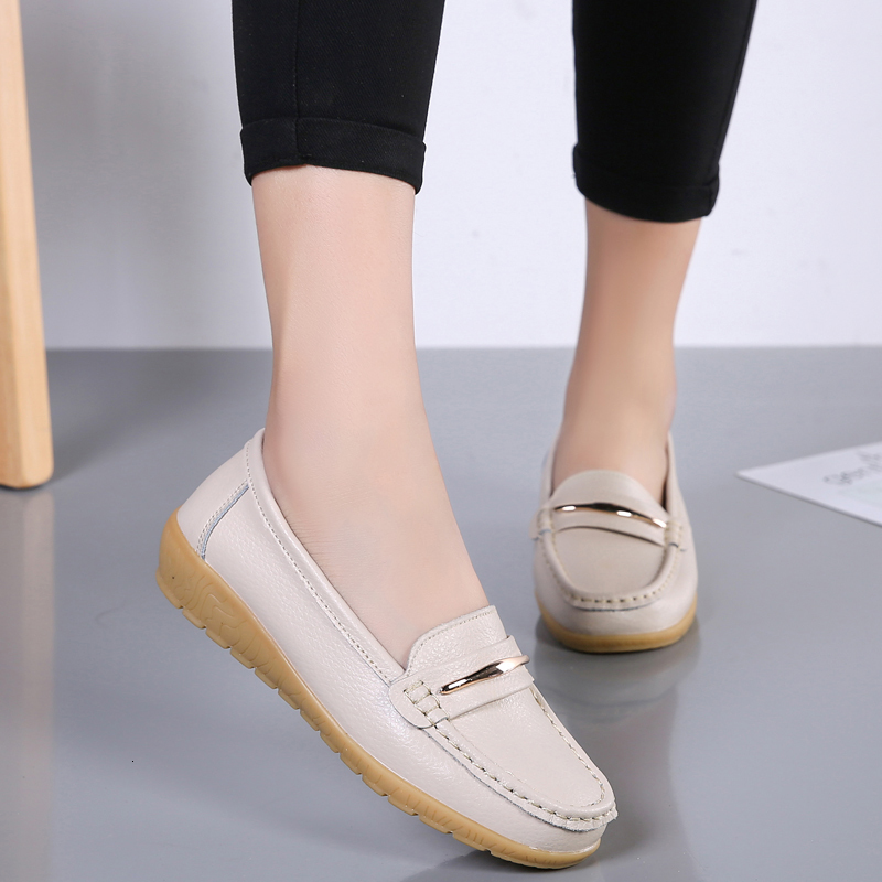 Dress Shoes Genuine Leather Slip On Women Flats Moccasins Womens Loafers Spring Autumn Mother Casual For Woman Plus Size 3544 230220, Black
Dress Shoes Genuine Leather Slip On Women Flats Moccasins Womens Loafers Spring Autumn Mother Casual For Woman Plus Size 3544 230220, Black