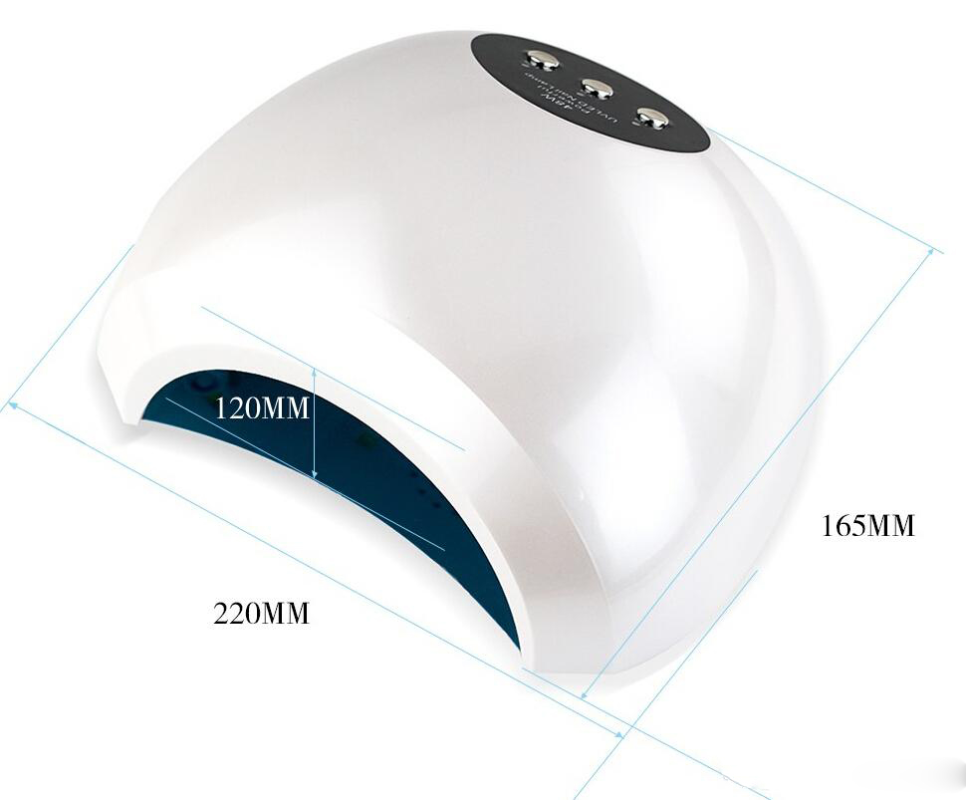 Sunuv Sun5 48W Uv Led Lamp Nail Dryer Gel Polish Curing Machine With Professional Pedicure Manicure Dryer