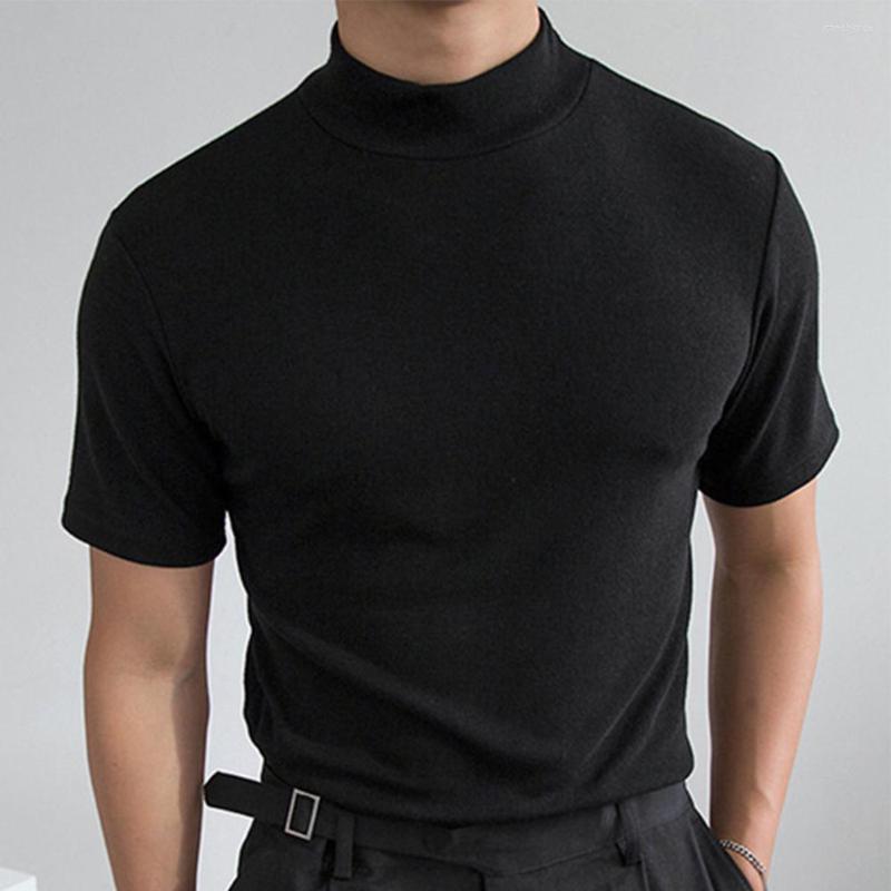 Men's T Shirts Men Summer Sexy Slim Tshirts Fashion Half Turtleneck Short Sleeve Bottoming Shirt Black White Tees Lovers Tshirt A50
Men's T Shirts Men Summer Sexy Slim Tshirts Fashion Half Turtleneck Short Sleeve Bottoming Shirt Black White Tees Lovers Tshirt A50