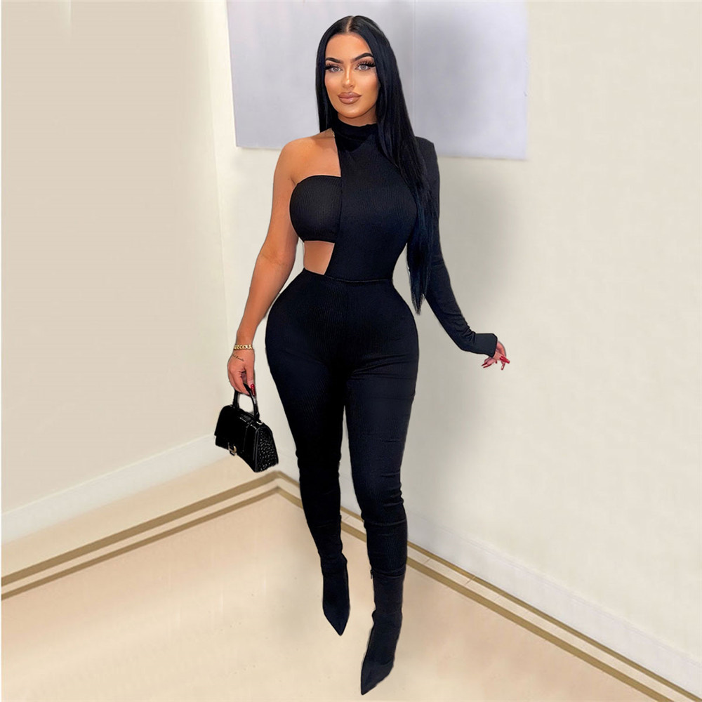 2023 Women Tracksuits Sexy Tank Top Jumpsuits Two 2 Piece Sets Spring Summer Clothes Casual Slim One Piece Outfits Hollow Out Rompers Wholesale items
