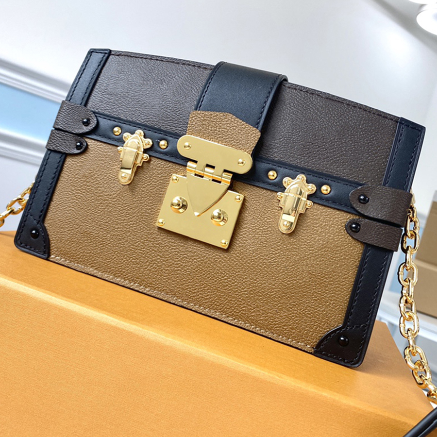 Shoulder Bags 1:1 Quality Designe Luxury chain bag 20CM TRUNK CLUTCH Fashion Shoulder bag M43596 With Box ML037
Shoulder Bags 1:1 Quality Designe Luxury chain bag 20CM TRUNK CLUTCH Fashion Shoulder bag M43596 With Box ML037