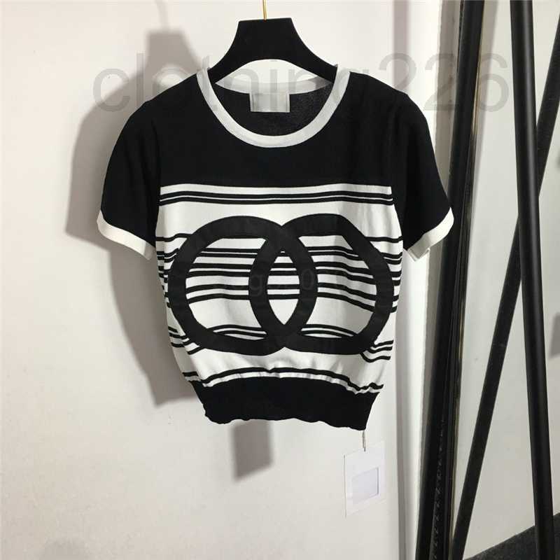 designer 2022 women summer striped knit tee tops with letter print milan runway cotton crew neck crop top t-shirt clothing high end 4VYO, White
designer 2022 women summer striped knit tee tops with letter print milan runway cotton crew neck crop top t-shirt clothing high end 4VYO, White