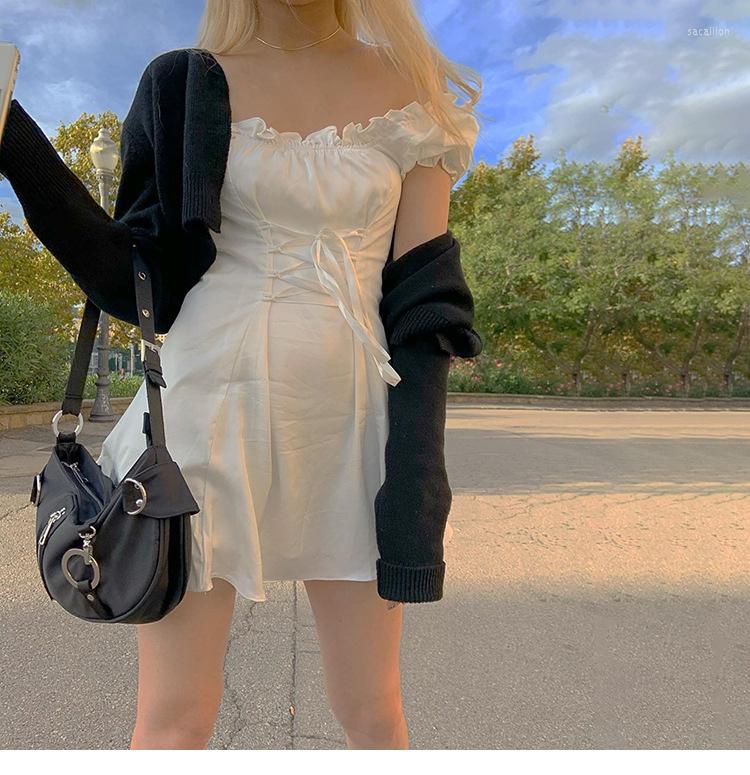 Party Dresses Summer Dress Women Retro Boho Tie Neck Solid Mini Sexy White Elegant Y2K Sleeve Satin Girls For 2023
Party Dresses Summer Dress Women Retro Boho Tie Neck Solid Mini Sexy White Elegant Y2K Sleeve Satin Girls For 2023