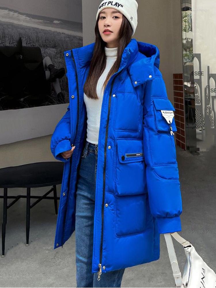 Women' Trench Coats Cotton Padded Puffer Jacket Women Medium Long Bread Parka Harajuku Loose Streetwea Coat Thickened Big Pocket, Black
Women' Trench Coats Cotton Padded Puffer Jacket Women Medium Long Bread Parka Harajuku Loose Streetwea Coat Thickened Big Pocket, Black