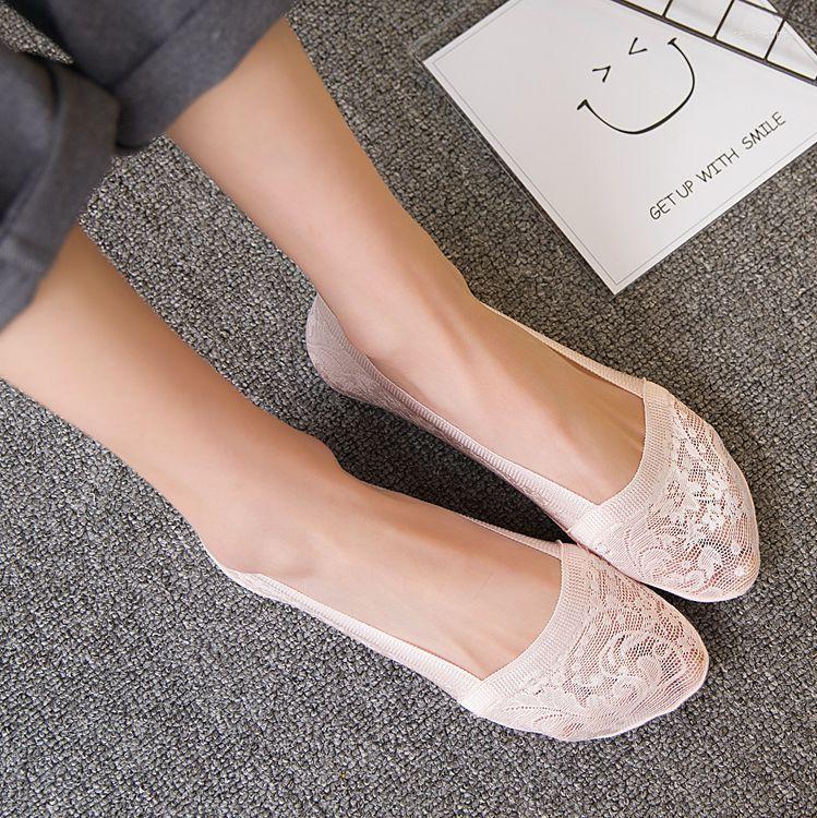 Women Socks Fashion Wild Jacquard Breathable Lace Summer Non-slip Trace Of Silicone Invisible, Multi
Women Socks Fashion Wild Jacquard Breathable Lace Summer Non-slip Trace Of Silicone Invisible, Multi