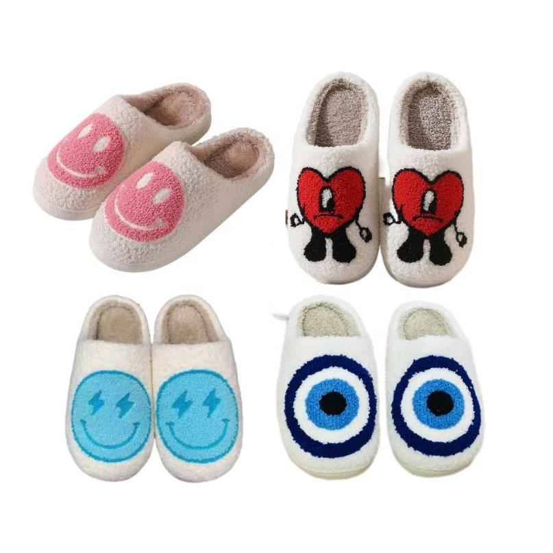 Slippers Fznyl Love Smile Happy Heart Bad House Bunny Christmas Plush Slides Evil Eye Smiley Face For Women 39S Drop Delivery Smtit Dhrg6, As show
Slippers Fznyl Love Smile Happy Heart Bad House Bunny Christmas Plush Slides Evil Eye Smiley Face For Women 39S Drop Delivery Smtit Dhrg6, As show
