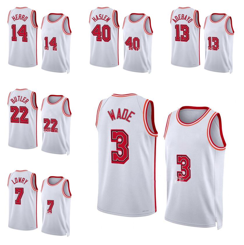 Dwyane Wade Basketball Jersey Jimmy Butler #22 Tyler Herro #14 Bam Adebayo #13 Kyle Lowry #7 Kevin Love S-XXL 2022-23 season white red men women youth city jerseys, With logo
Dwyane Wade Basketball Jersey Jimmy Butler #22 Tyler Herro #14 Bam Adebayo #13 Kyle Lowry #7 Kevin Love S-XXL 2022-23 season white red men women youth city jerseys, With logo