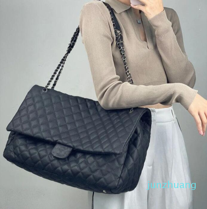 11 High quality Shopping bag totes Large Capacity Ladies Flap Designer Bags 1414 Classic Handbags Shoulder Bag Golden/Silver Metal Chains walet 46CM, Black
11 High quality Shopping bag totes Large Capacity Ladies Flap Designer Bags 1414 Classic Handbags Shoulder Bag Golden/Silver Metal Chains walet 46CM, Black