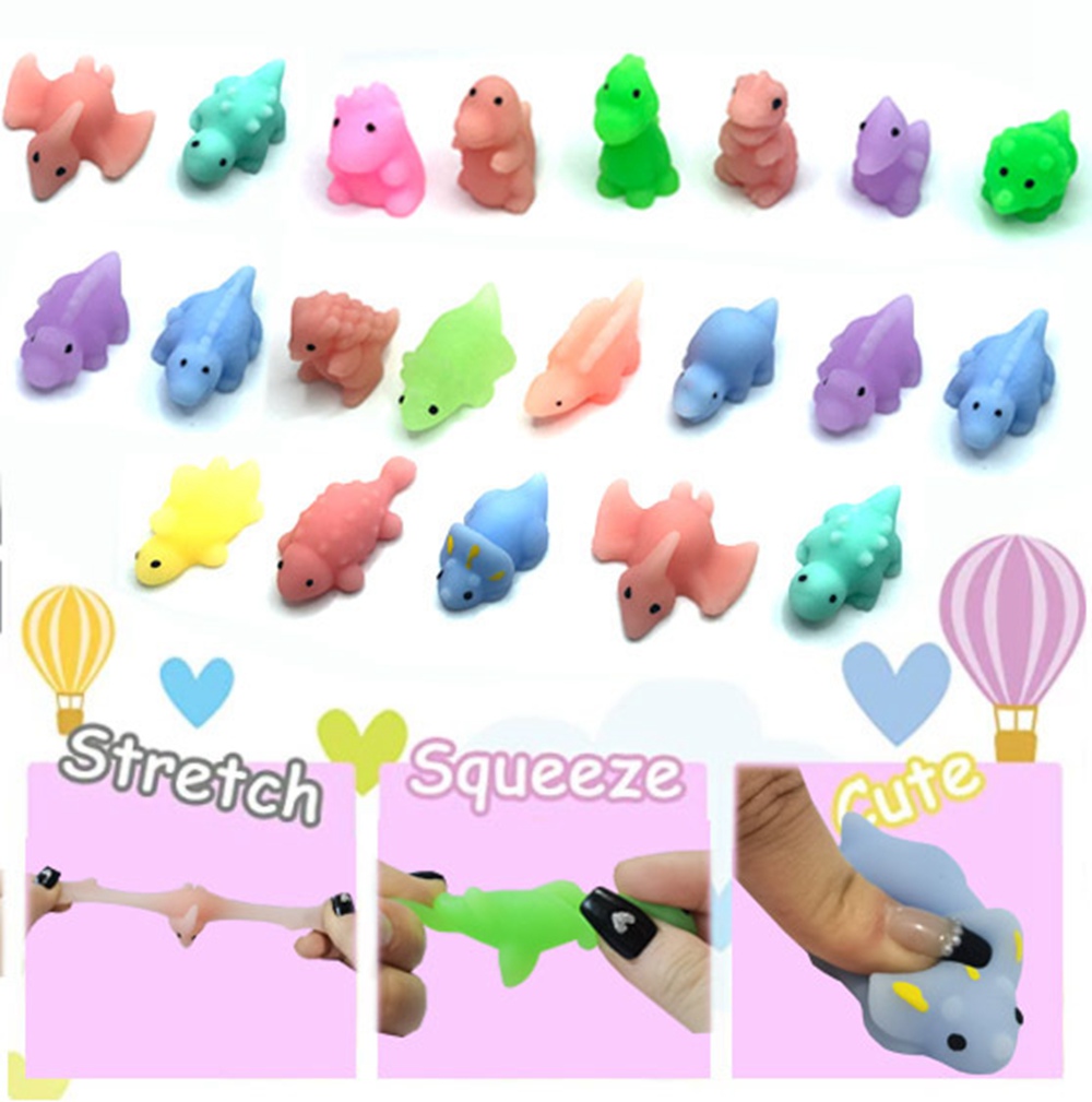Cartoon Dinosaur Squishy Mochi Toys Kawaii Animal Antistress Ball Fidget Squeeze Toys Mini Squishies Soft Fun Easter Gifts for Kids 1672
