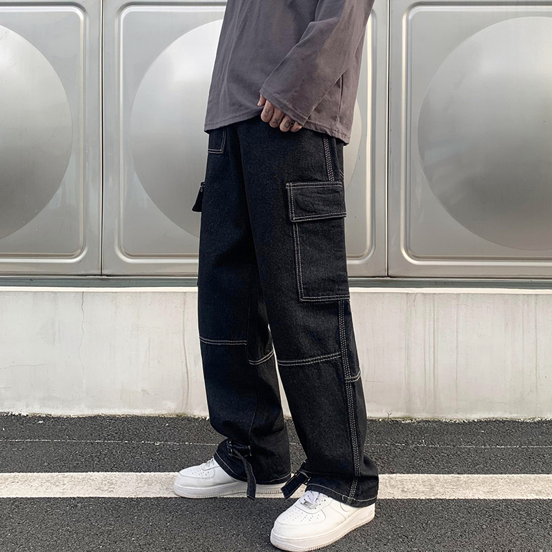 Men s Jeans Men Wide Leg Hip Hop Casual Straight Baggy Denim Pants Streetwear Skateboard Pant Neutral Trousers Plus Size S 5XL 230220, Black
Men s Jeans Men Wide Leg Hip Hop Casual Straight Baggy Denim Pants Streetwear Skateboard Pant Neutral Trousers Plus Size S 5XL 230220, Black