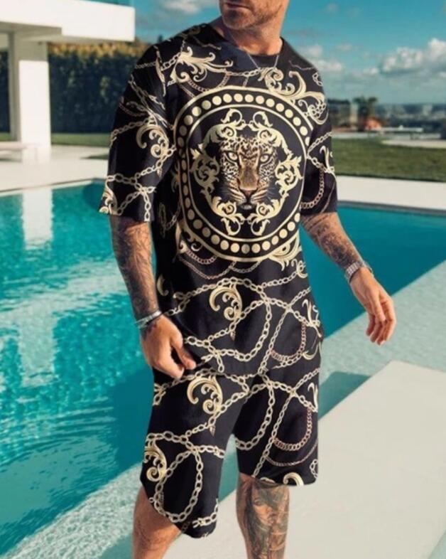 2023 Summer Tracksuits New Sports Suit Men Printed Casual Short Sleeve T Shirt Men's pullover Shirt Men's Clothing Tracksuit Sweatshirts, 03
2023 Summer Tracksuits New Sports Suit Men Printed Casual Short Sleeve T Shirt Men's pullover Shirt Men's Clothing Tracksuit Sweatshirts, 03