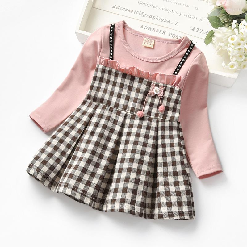 Girl Dresses Spring Born Baby Clothes Plaid Dress For Infant Girls Clothing Princess Birthday Party Babies Cloth, Yellow 2
Girl Dresses Spring Born Baby Clothes Plaid Dress For Infant Girls Clothing Princess Birthday Party Babies Cloth, Yellow 2