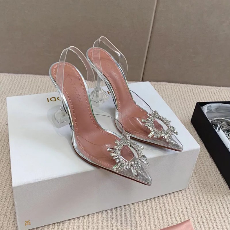 Amina muaddi Begum Crystal-Embellished buckle PVC Pumps sandals women's Luxury Designers Dress shoe genuine cowhide sole perfectly restore 9.5cm women s Party Women, As pic
Amina muaddi Begum Crystal-Embellished buckle PVC Pumps sandals women's Luxury Designers Dress shoe genuine cowhide sole perfectly restore 9.5cm women s Party Women, As pic
