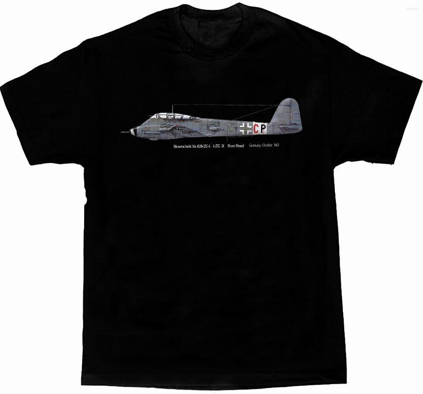 Men's T Shirts WWII German MesserschmiMe-410B Hornisse (Hornet) Night Fighter T-Shirt. Premium Cotton Short Sleeve O-Neck Mens Shirt, Black
Men's T Shirts WWII German MesserschmiMe-410B Hornisse (Hornet) Night Fighter T-Shirt. Premium Cotton Short Sleeve O-Neck Mens Shirt, Black