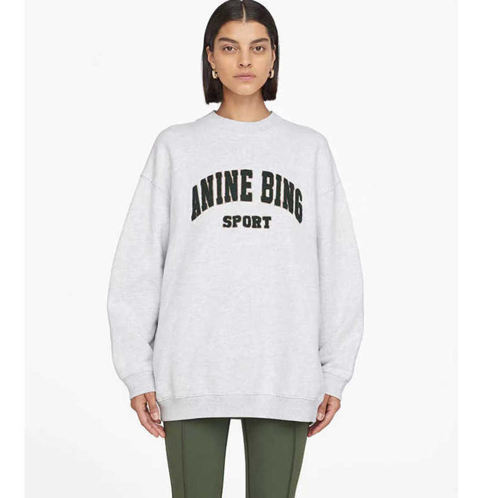 Anine Bing Women Sweatshirt Designer Pullover Classic Letter Embroidery Letter Inside Fleece Crew Neck Sweater Long Sleeves Hoodie6 fhgj, White flower ash
Anine Bing Women Sweatshirt Designer Pullover Classic Letter Embroidery Letter Inside Fleece Crew Neck Sweater Long Sleeves Hoodie6 fhgj, White flower ash