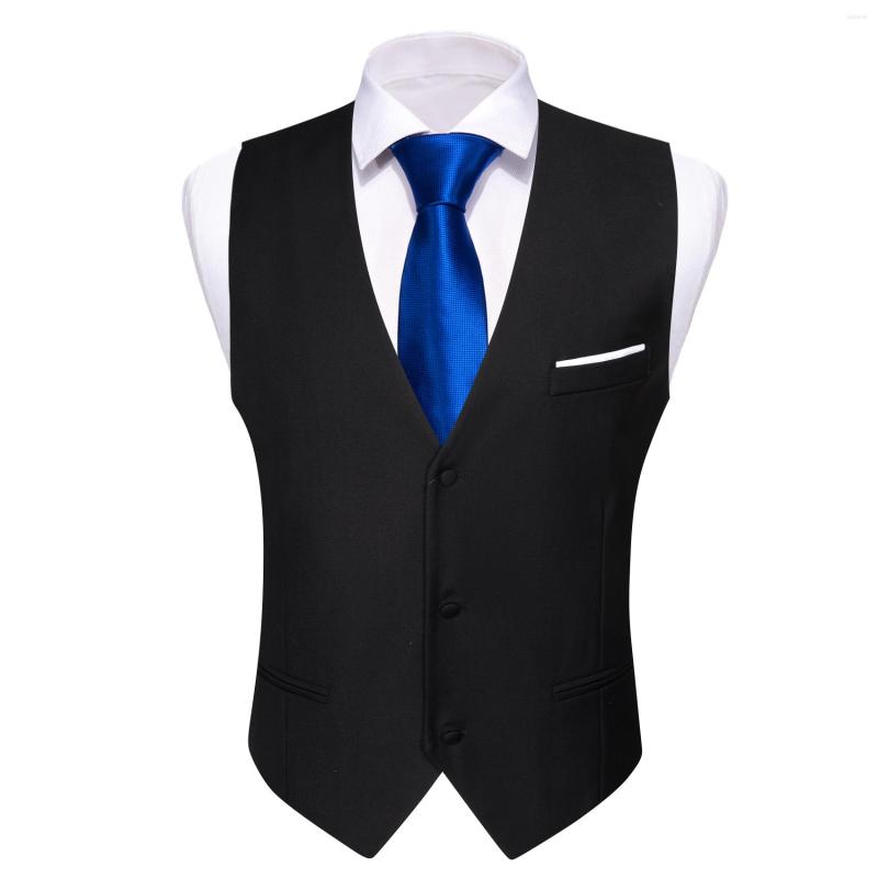 Men's Vests Formal Black Men Silk Vest Classic Slim Fit V-Neck Waistcoat Necktie Set Casual Party Business Designer Barry.Wang DM-2424, Dm-2418
Men's Vests Formal Black Men Silk Vest Classic Slim Fit V-Neck Waistcoat Necktie Set Casual Party Business Designer Barry.Wang DM-2424, Dm-2418