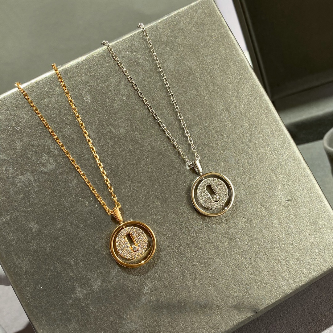 Messiika LUCKY MOVE necklace for woman designer Gold plated 18K diamond luxury highest counter quality jewelry classic style Never fade anniversary gift 022
Messiika LUCKY MOVE necklace for woman designer Gold plated 18K diamond luxury highest counter quality jewelry classic style Never fade anniversary gift 022