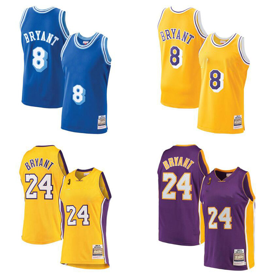 Bryant Basketball Jerseys S-XXL 1996-97 Mitchell Ness jersey Purple white yellow Men women Youth retro jersey 8 24 black mamba, With team/city name
Bryant Basketball Jerseys S-XXL 1996-97 Mitchell Ness jersey Purple white yellow Men women Youth retro jersey 8 24 black mamba, With team/city name