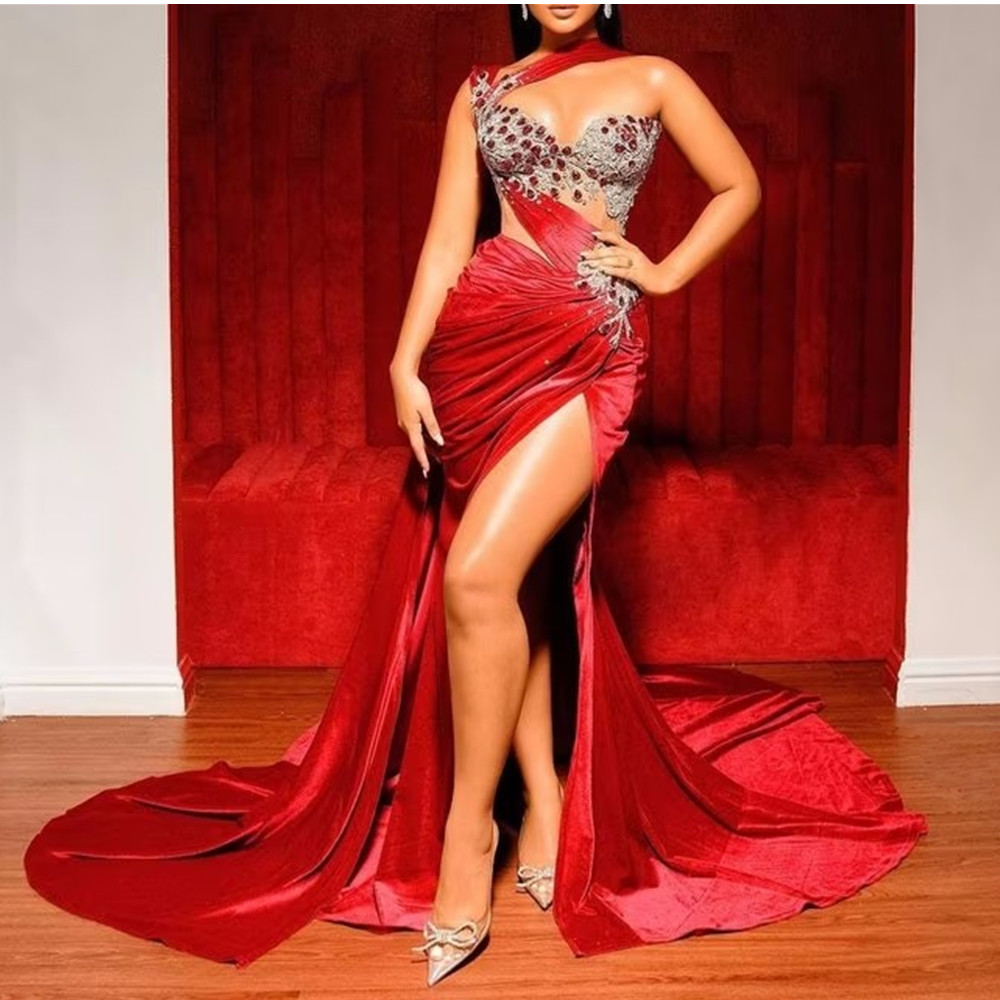 Luxurious Plus Size Red Prom Dresses Beaded Crystals High Side Split Satin Evening Formal Party Special Occaison Gowns Custom Dress, Dark navy
Luxurious Plus Size Red Prom Dresses Beaded Crystals High Side Split Satin Evening Formal Party Special Occaison Gowns Custom Dress, Dark navy