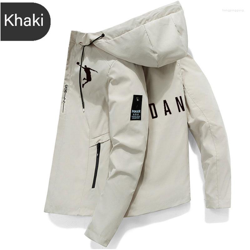 Men's Jackets Men Hooded Jacket Basketball Men's Autumn Brand Running Camping Fishing Waterproof Windbreaker Outdoor Sports