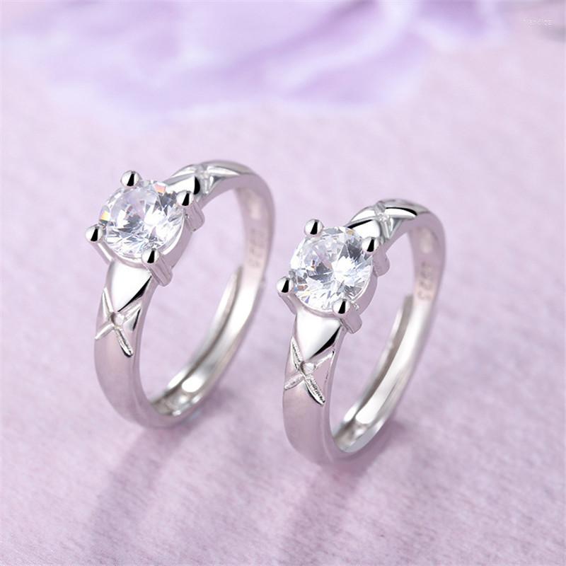 Cluster Rings Ulisses Silver Plated Copper Zircon Open Ring Couple Valentine's Day Gift Direct Sales
Cluster Rings Ulisses Silver Plated Copper Zircon Open Ring Couple Valentine's Day Gift Direct Sales