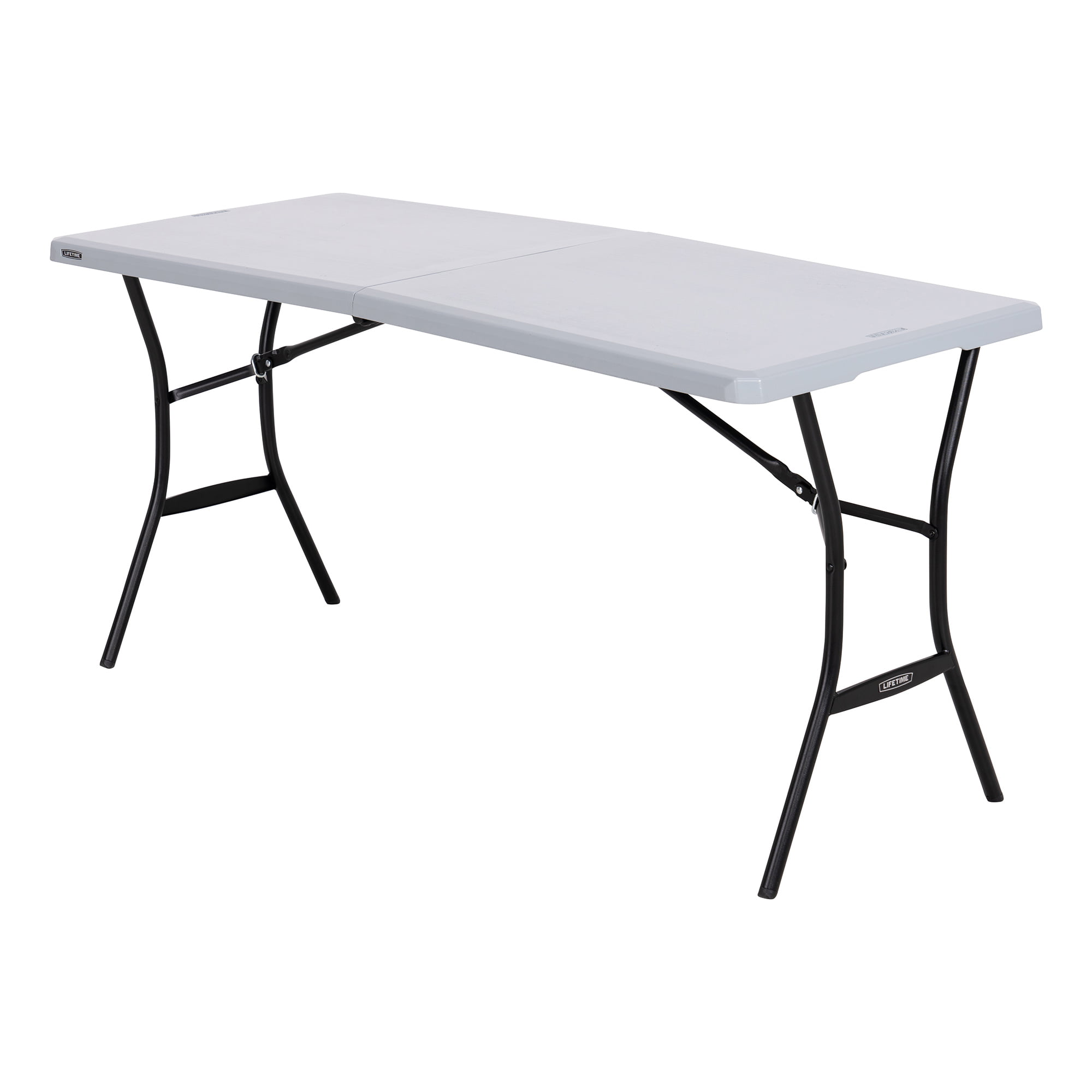 5 Foot Fold In Half Table Gray 80861 heated camping chair