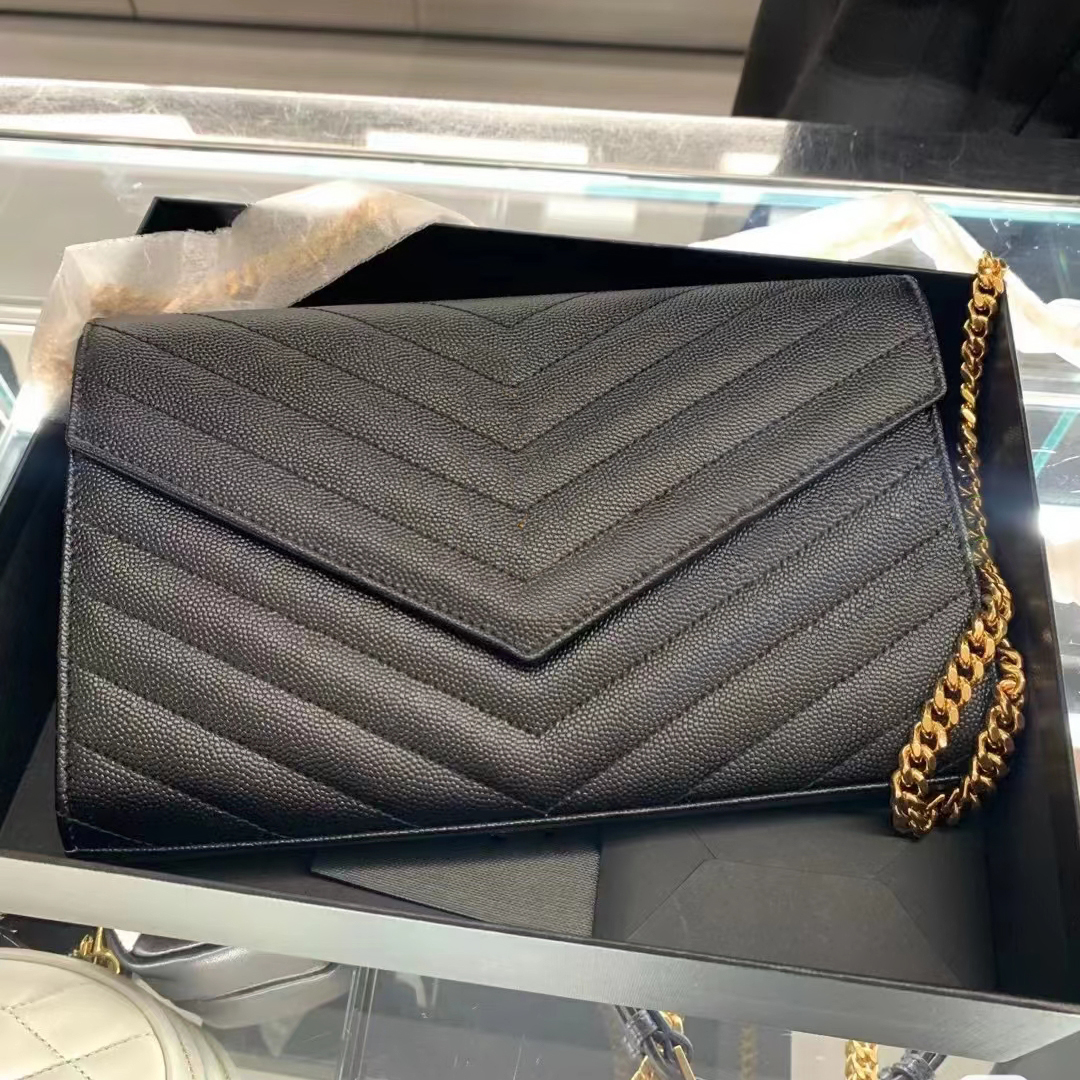 Luxury Designer Vintage satchel Bags caviar woc envelope Evening Women's mens Purses Genuine Leather with box handbag Crossbody tote metal chain sign Shoulder Bag, Black gold
Luxury Designer Vintage satchel Bags caviar woc envelope Evening Women's mens Purses Genuine Leather with box handbag Crossbody tote metal chain sign Shoulder Bag, Black gold