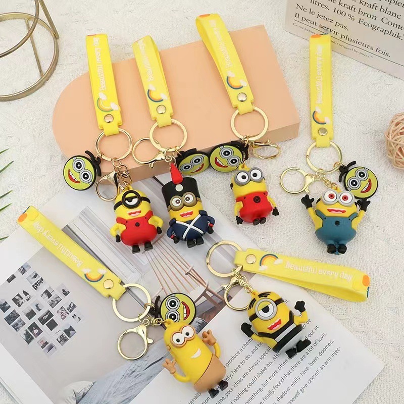 Cartoon Ornament Cute Finger Toy Fashion Trend Minions Schoolbag Pendant Doll Keychain Trendy Play Bag Pendant Car KeyRing
Cartoon Ornament Cute Finger Toy Fashion Trend Minions Schoolbag Pendant Doll Keychain Trendy Play Bag Pendant Car KeyRing