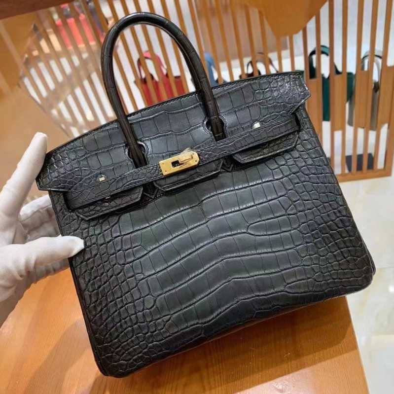 herme birkin bags Handmade wax thread sewing bag 25cm black fog crocodile skin gold buckle high-end portable women's bag ayw
herme birkin bags Handmade wax thread sewing bag 25cm black fog crocodile skin gold buckle high-end portable women's bag ayw