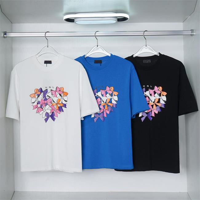 Men's fashion casual loose t-shirt with printed bow short sleeve summer top famous design luxury dress, White
Men's fashion casual loose t-shirt with printed bow short sleeve summer top famous design luxury dress, White