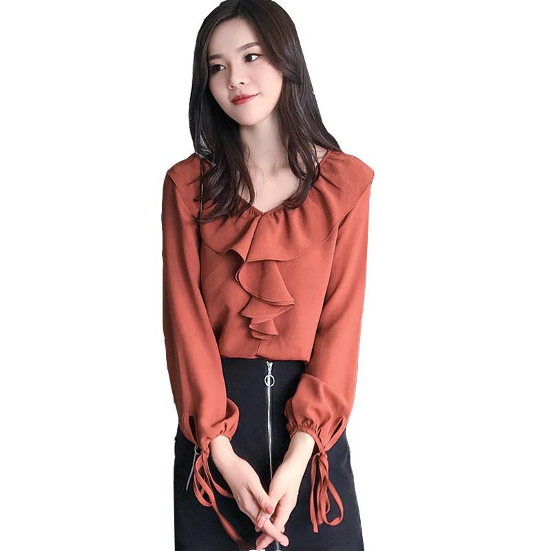 Women' Blouses & Shirts Women Chiffon Shirt Long Dleeve 2023 Spring Autumn Ruffle Ladies Elegant Fashion Casual Blouse FemaleTops Q222Women, Blue
Women' Blouses & Shirts Women Chiffon Shirt Long Dleeve 2023 Spring Autumn Ruffle Ladies Elegant Fashion Casual Blouse FemaleTops Q222Women, Blue