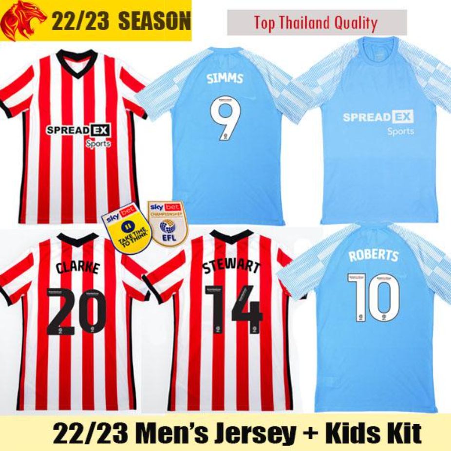 21 22 23 SUNDERLAND Soccer Jerseys STEWART SIMMS ROBERTS AMAD 1990 CLARKE DAJAKU EMBLETON EVANS NIEN Football Shirt PRITCHARD Mens Jersey Kids Kit, 2021 home adult(no kids size)
21 22 23 SUNDERLAND Soccer Jerseys STEWART SIMMS ROBERTS AMAD 1990 CLARKE DAJAKU EMBLETON EVANS NIEN Football Shirt PRITCHARD Mens Jersey Kids Kit, 2021 home adult(no kids size)